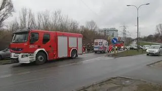 Dachowanie przy moście Gdańskim