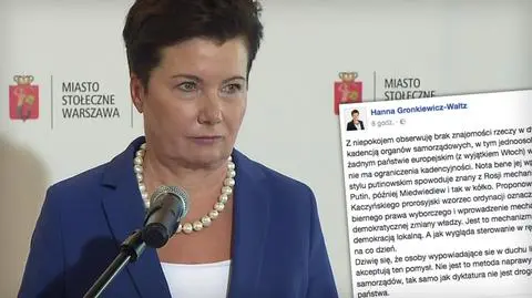 "Nie jest to metoda naprawy działalności samorządów"