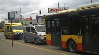 Akcja ratunkowa w autobusie miejskim 