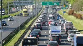 Korek w alei Prymasa Tysiąclecia