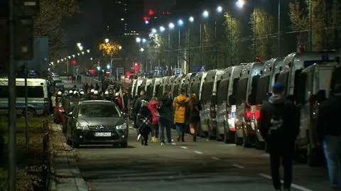 Protestujący powoli opuszczają Żoliborz