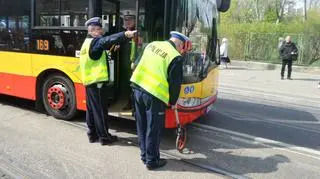 Potrącenie pieszego na Pradze Północ