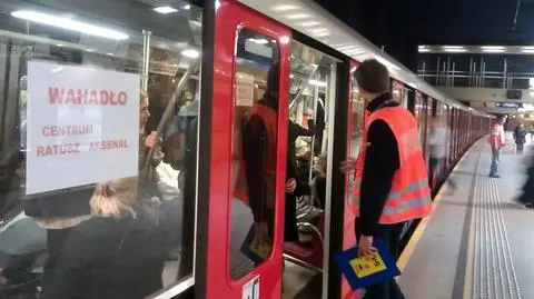 Początek kłopotów w metrze