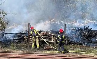 Pożar pustostanu na Kijowskiej 