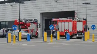 Pożar w pomieszczeniach gospodarczych Stadionu Narodowego