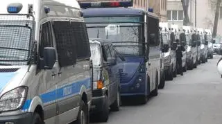 Policjanci w Śródmieściu