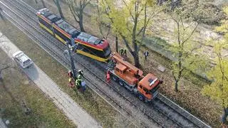 Na Jagiellońskiej wykoleił się tramwaj