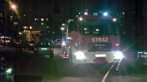 Pożar mieszkania na Ursynowie