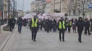 Przemarsz protestujących