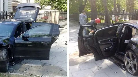 Rozbił porsche panamera za ponad milion złotych
