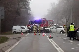 Wypadek na drodze wojewódzkiej numer 801