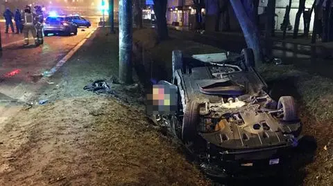 Ucieczkę zakończył dachowaniem. Policja: w organizmie alkohol i środki odurzające