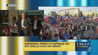 Bronisław Komorowski na marszu