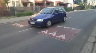Progi zwalniające na Gilarskiej