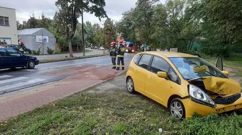 Z samochodu wyciekł olej, inne się "poślizgnęły"