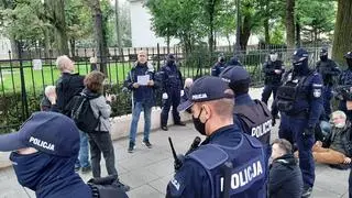 Protest przed Trybunałem Konstytucyjnym