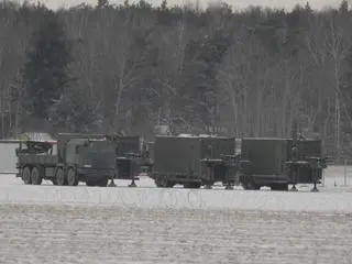 Polskie wyrzutnie Patriot dotarły do Warszawy