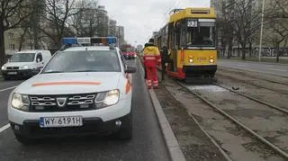 Uszkodzony tramwaj