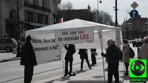 Protest - spacer po Krakowskim