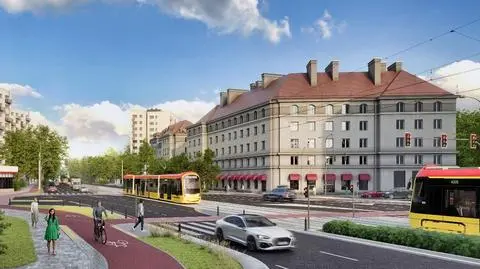 Budowa tramwaju do Wilanowa. Ciężar prac przenosi się na południe