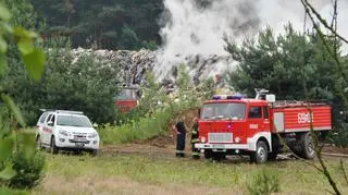 Pożar wysypiska