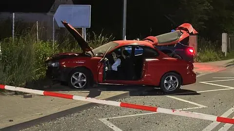 Po wypadku kierowca uciekł. Znaleźli go pijanego