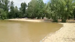 Plaża pod wodą