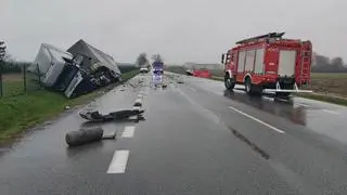 Wypadek na drodze krajowej numer 50