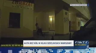 Policja o kradzieży opon