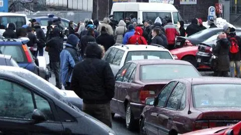 Chcą tańszego paliwa. Jeździli w żółwim tempie