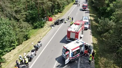 Poważny wypadek pod Legionowem 