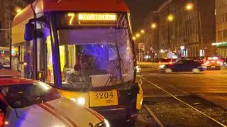 Wypadek z tramwajem na Grójeckiej