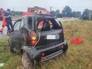 Wypadek w miejscowości Blochy 