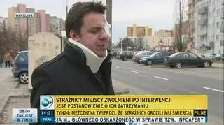 Strażnicy miejscy zwolnieni po interwencji