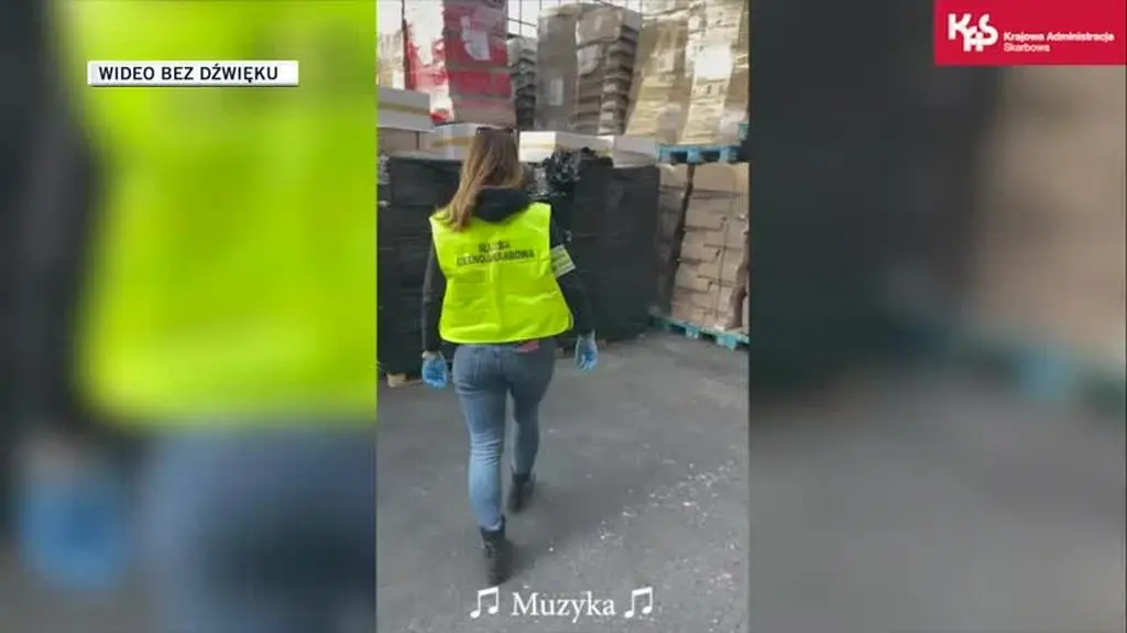 Służby zlikwidowały magazyn nielegalnych papierosów