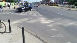 Promienie stopiły elementy motocykla