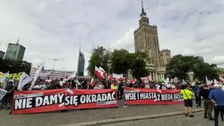 Protest rolników w Warszawie