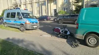 Zderzenie z motocyklem na Odyńca