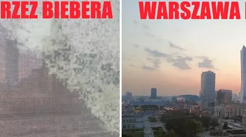 Tak wygląda Warszawa zza Justina Biebera