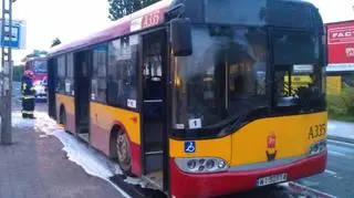 Pożar autobusu