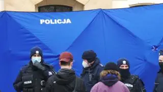 Protest przed siedzibą TK