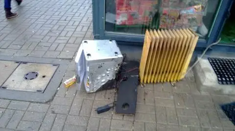 Pożar kiosku na Żoliborzu