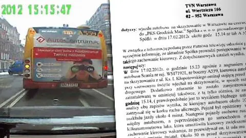 "Zagapiłem się przez moment" tłumaczy się pirat drogowy
