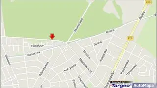 Samochód uderzył w słup