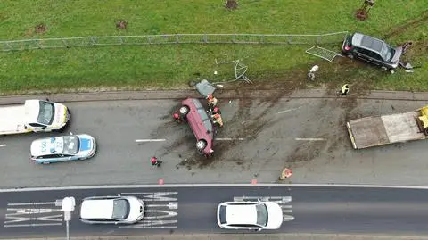 Dwie kolizje na Gocławiu 