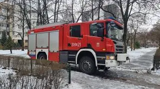 Pożar na ulicy Limanowskiego 