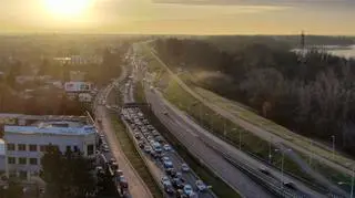 Utrudnienia na Wale Miedzeszyńskim 