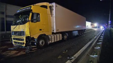 Znów wypadek litewskiego tira na Toruńskiej. Pięciu rannych