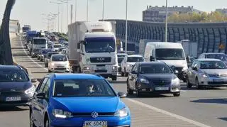 Korek na trasie S8