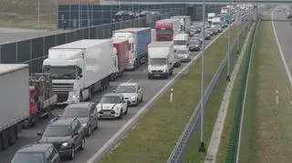 Korek na autostradzie